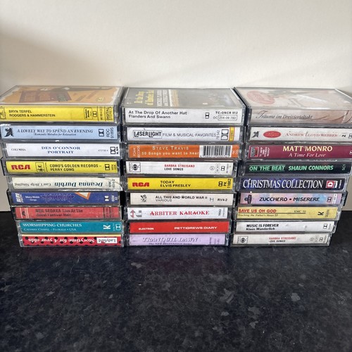 Vintage cassette tapes job lot - cassette,