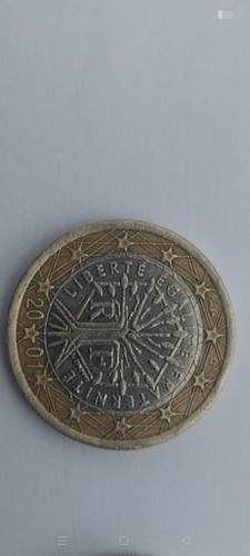France euros coin - 2, 2001