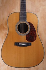Martin D-42 Dreadnought Acoustic Guitar in Natural + Hard Case (Used)