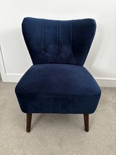 Navy Blue Velvet Cocktail