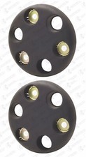 2 X COPRICERCHI COPPA RUOTA COPRIMOZZO ADATTO A IVECO DAILY 1999 - 2013 (2PZ)