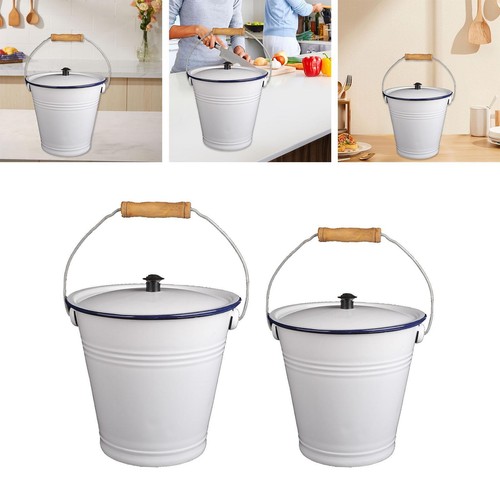 Enamel bucket metal - bucket, with