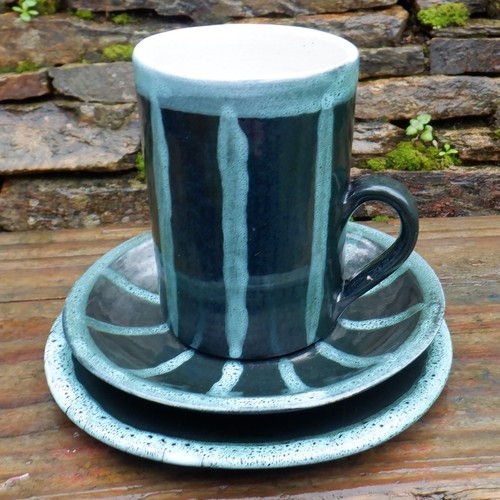 Vintage coffee cup saucer - saucer, &