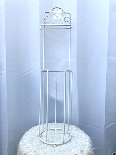 Shabby chic white metal - white, heart