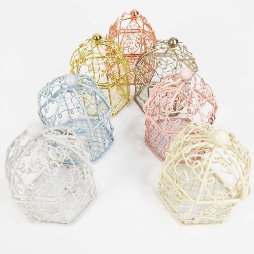 Mini swirly bird cage - swirly,