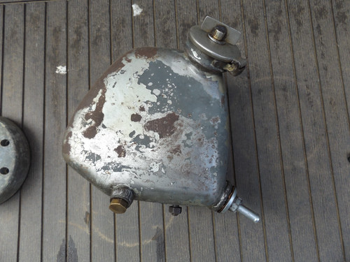 Vintage norton oil tank - norton,