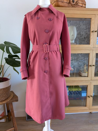 Vintage rose pink belted - vintage,