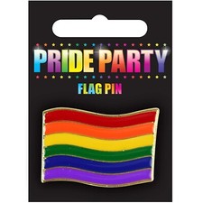 Rainbow Flag Metal Pin Badge - LGBT Lesbian Gay Diversity Pride Equality Symbol