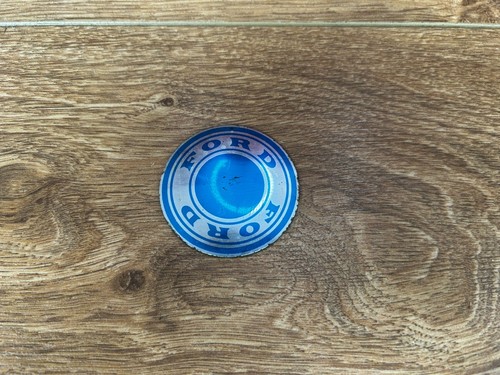 Vintage ford hub cap badge - vintage,