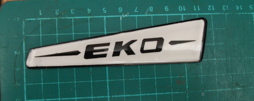 Eko guitar headstock plastic
