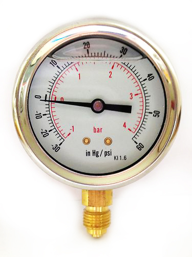 Compound pressure vacuum gauge - vacuum,