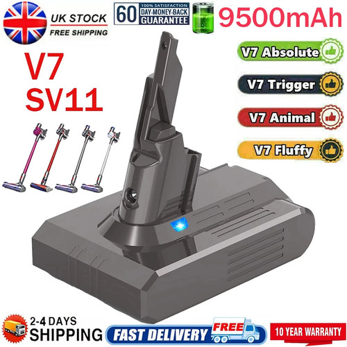9500mah battery for - dyson, v7