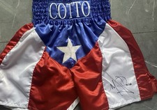 Miguel Cotto Signed Customised Boxing Shorts