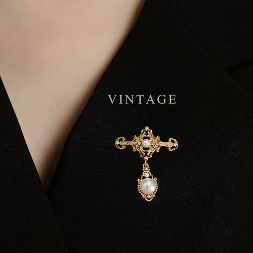 Vintage style gold - vintage, pearl