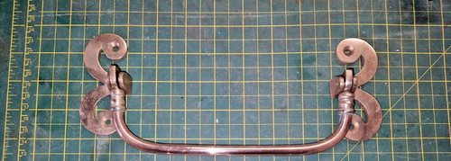 Vintage brass pew - pew, umbrella