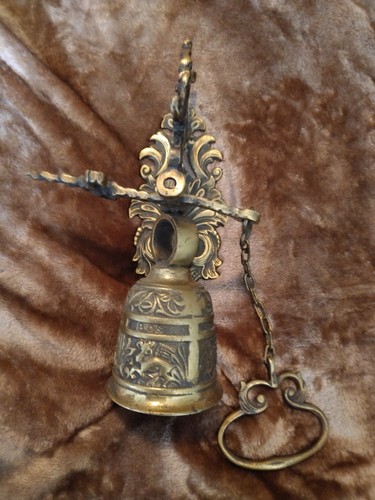 Vintage solid brass wall - solid,