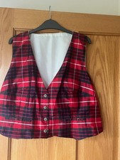 Bespoke Bespoke Clan Abernethy Tartan waistcoat.