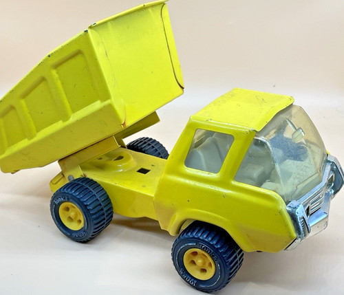 Tonka yellow dump truck - dump, 8in