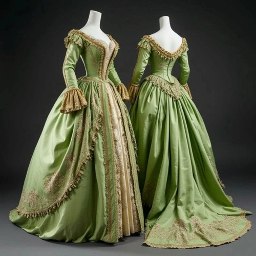 18th century rococo green - rococo,