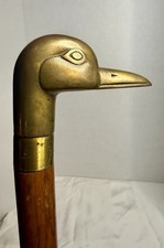 Vintage Cast Brass Duck Head