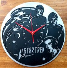 Star Trek Super Fan Clock, Ideal Present, Home Made UK