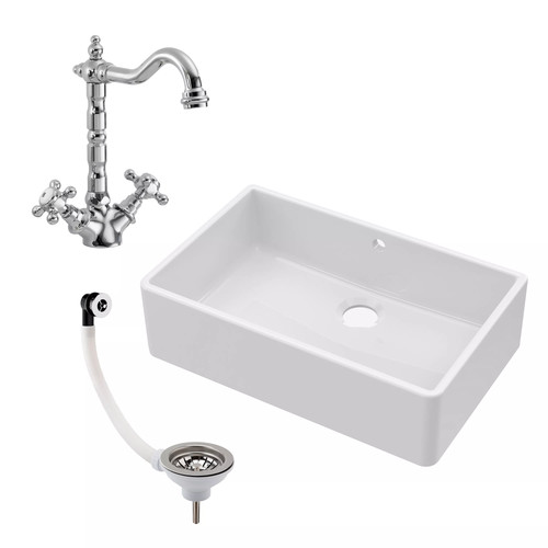 Fireclay 795mm bowl - 795mm,