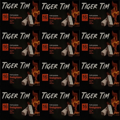 Tiger tim firelighters - tim, box