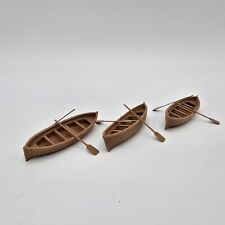 OO Gauge Rowing Boat With Keel And Oars 1/76 Scale