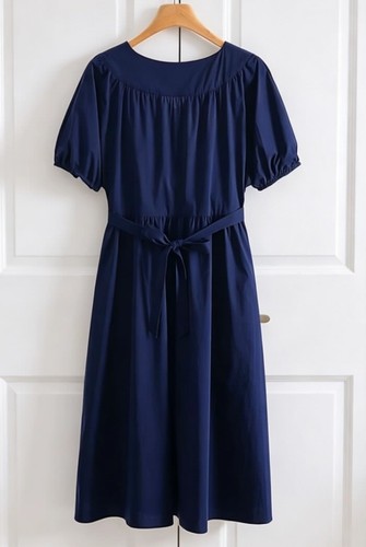 Women navy cotton - navy, summer