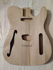 "Telecaster Thinline" Style Guitar Body Mahogany Semi-Hollow Guitar Body