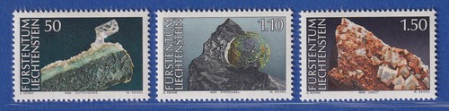 Liechtenstein 1989 minerals - 1989,