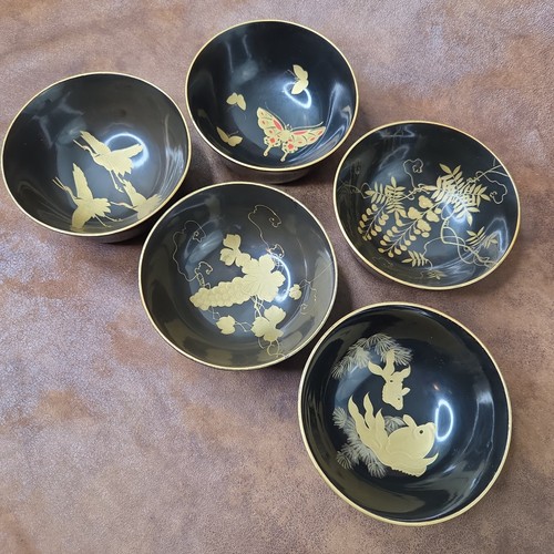 Japanese lacquerware rice bowl - japanese,