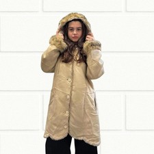 Vintage Faux Fur Trimmed Afghan Jacket