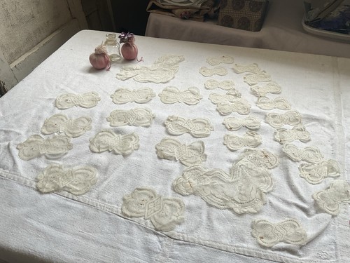 Antique lace appliqués vtg - antique, appliqués,