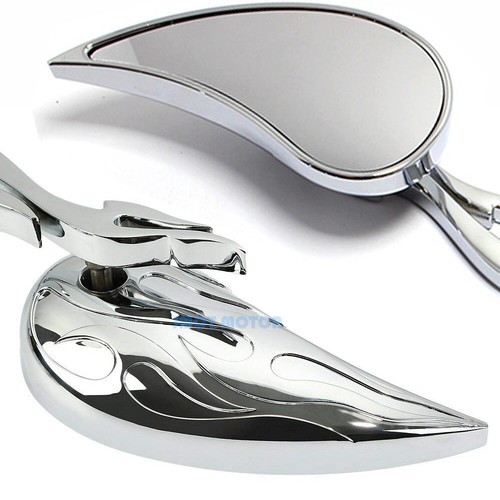 Teardrop motorbike chrome - teardrop,