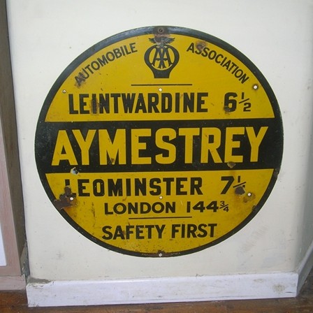 Photo 6x4 old sign in - old,