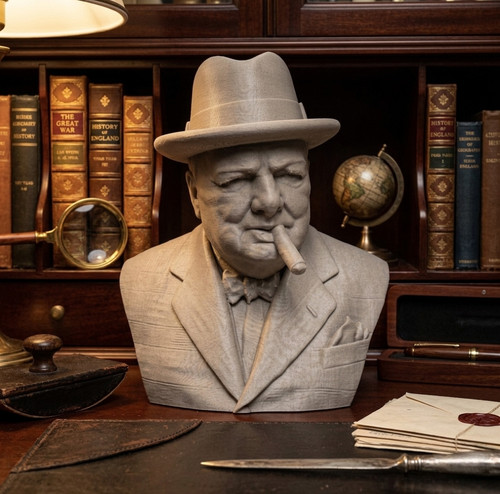 Winston churchill bust - winston, statue