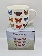 Butterflies Fine China Mug The