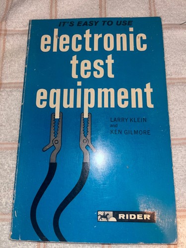1962 electronic test equipment - electronic,