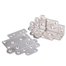 Heavy-duty 304 stainless steel Angle L Shape Brace & Flat Bracket -Shelf Support