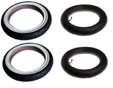2 x WHITE WALL PRAM TYRES 12