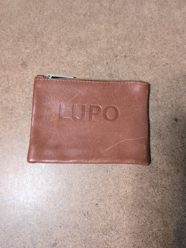 Lupo pouch leather brown - brown, used