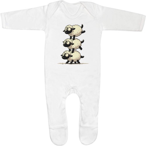 Funny sheep gymnastics - 'funny, baby