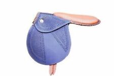 Exercise Racing Horse Saddle  Leather -Hand tool Carving Size  15"  to 18 inch