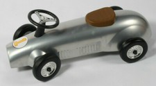 SPEEDSTER METAL CAR SCOOT ALONG KIDS CHILDRENS FOOT TO FLOOR, Not Pedal, SILVER