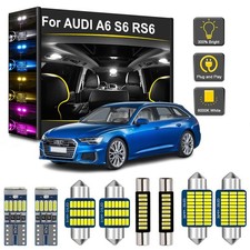 Car LED Interior Light Bulbs Kit For AUDI A6 S6 RS6 C5 4B C6 4F C7 4G 1998-2018