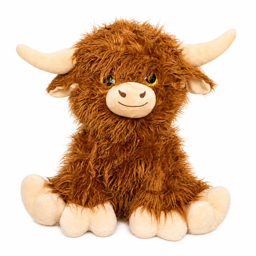 Giant highland cow plush soft - cow,
