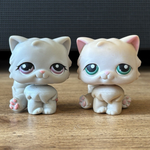Lps persian cat - persian, grey