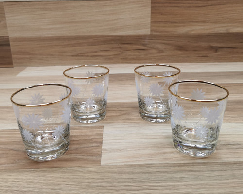 Set vintage dema glass - of,