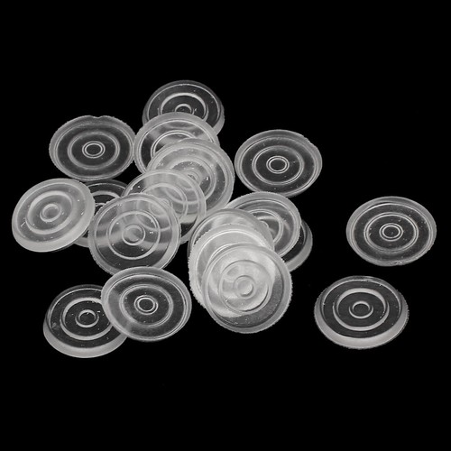18mm dia round clear - 18mm, plastic
